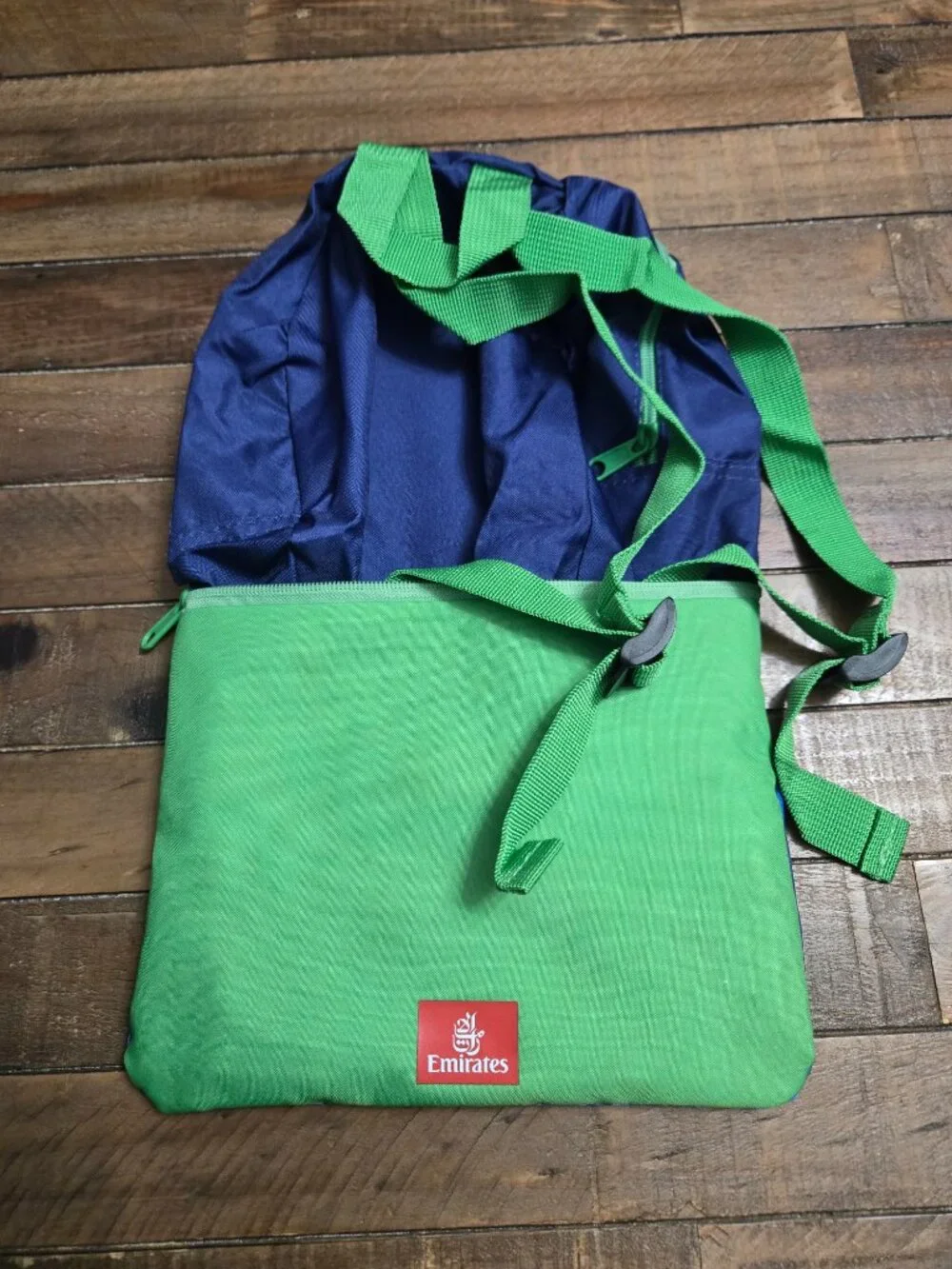 Emirates Airline Kids Foldable Travel Backpack Pouch Travel Mini Casual